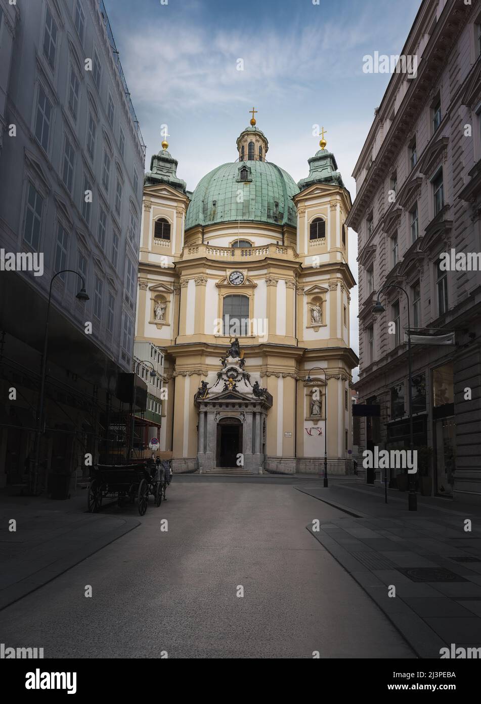 St Peter Church (Peterskirche) - Vienna, Austria Stock Photo