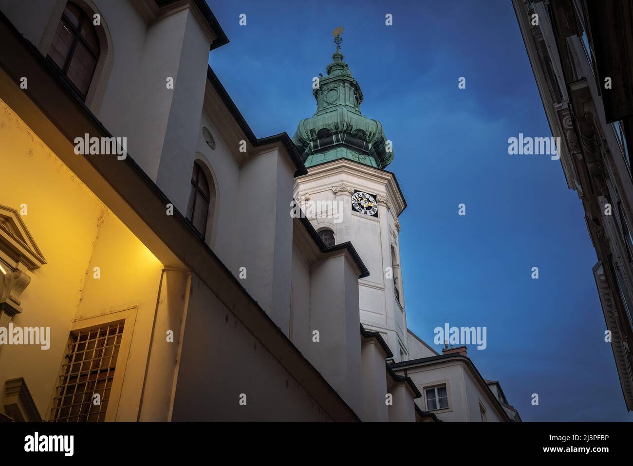 St Anne Church - Vienna, Austria Stock Photo