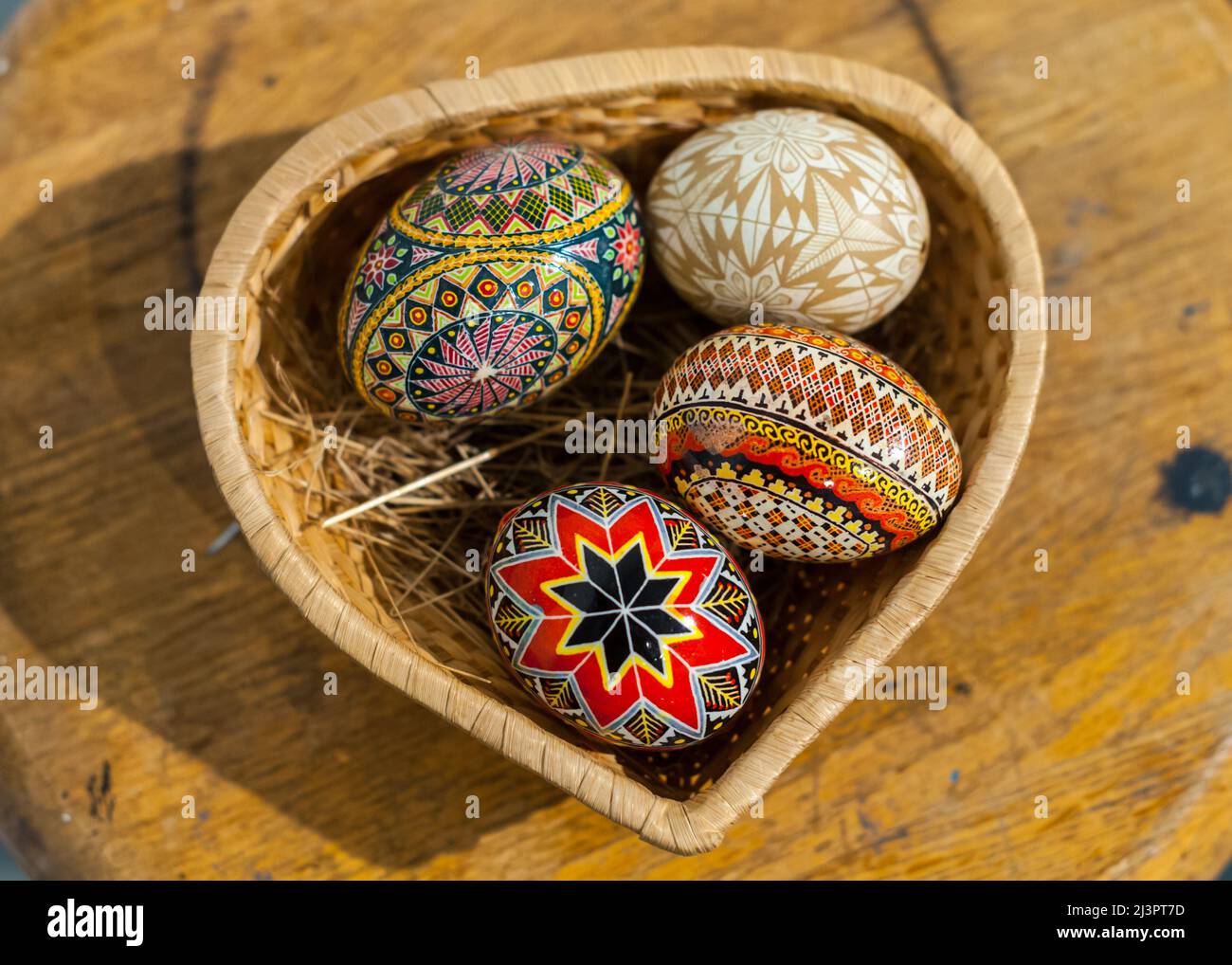 Ukrainian egg decorating class to benefit Ukraine Forward Stock Photo