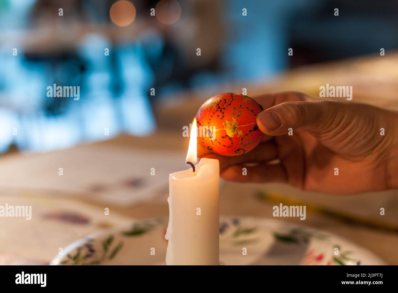 Ukrainian egg decorating class to benefit Ukraine Forward Stock Photo