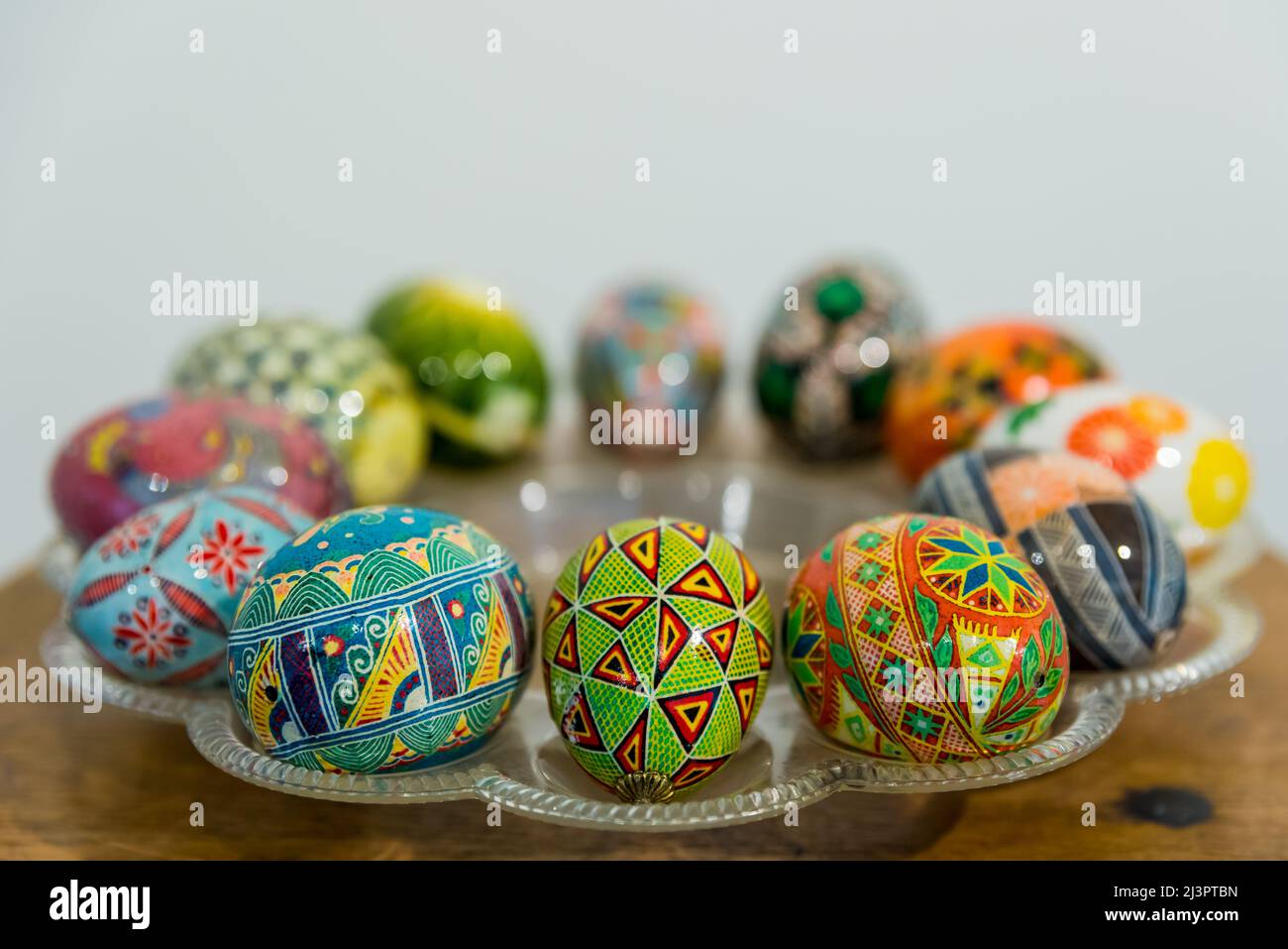 Ukrainian egg decorating class to benefit Ukraine Forward Stock Photo