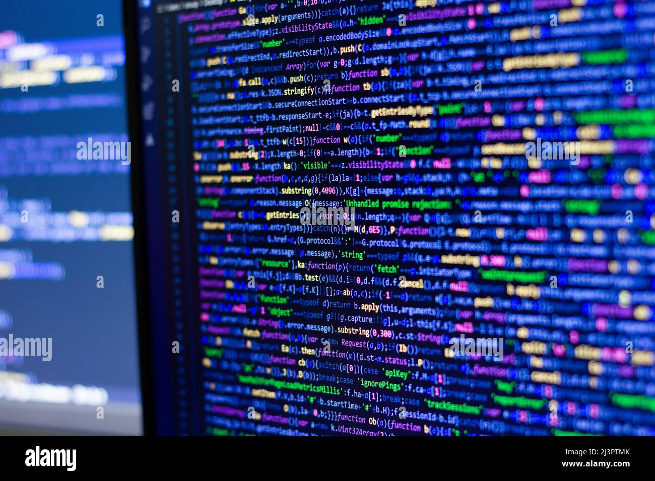 Desktop source code and technology background, Developer or programer with  coding and programming, Wallpaper by Computer language and source code, Com  Stock Photo - Alamy