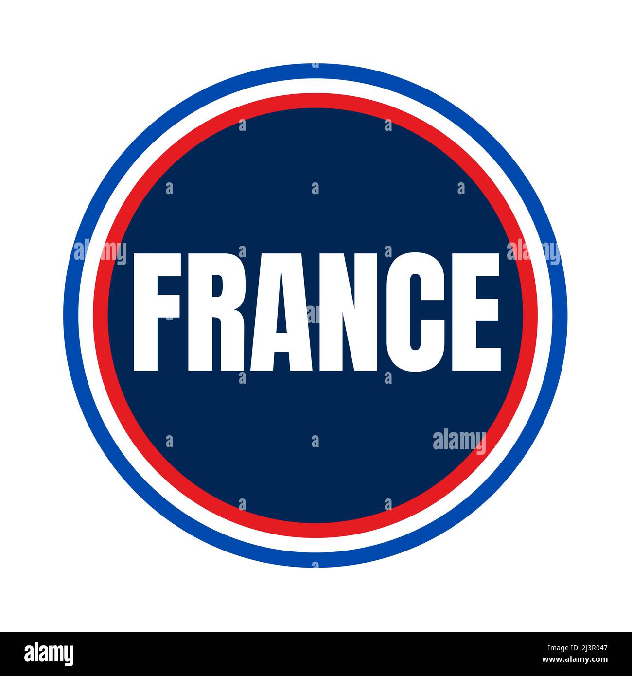 France symbol icon illustration with a white background Stock Photo