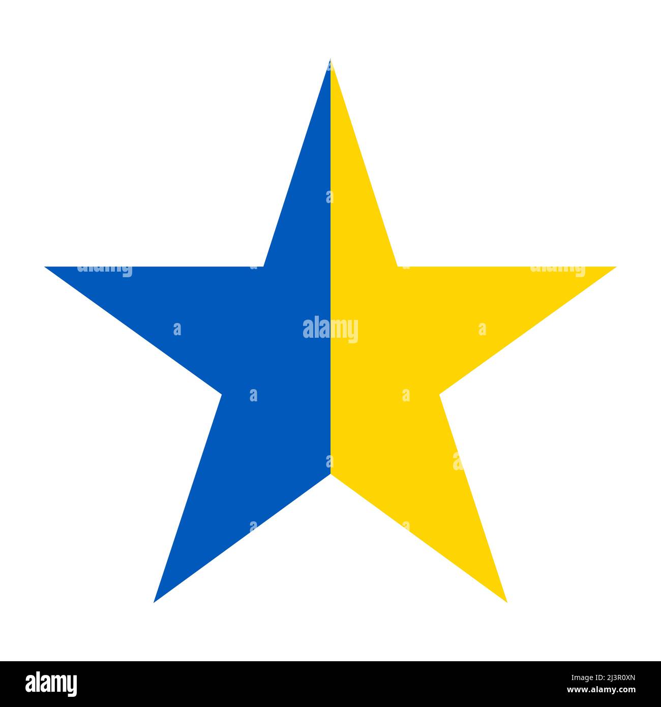 Ukrainian star symbol icon Stock Photo - Alamy