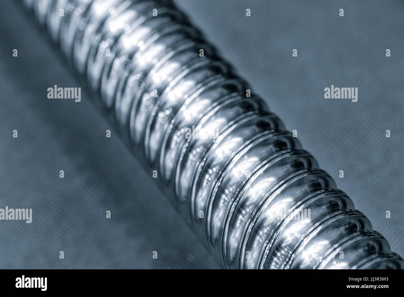 Linear ball screw gear. Drive for moving working parts of metal cutting