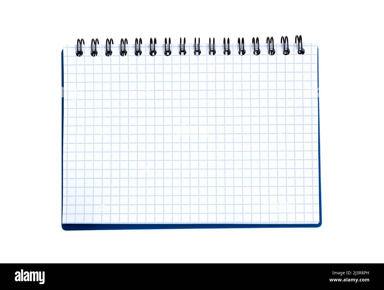 Notebook isolated on white background. Paper Notebook. Blank notepad. Stock Photo