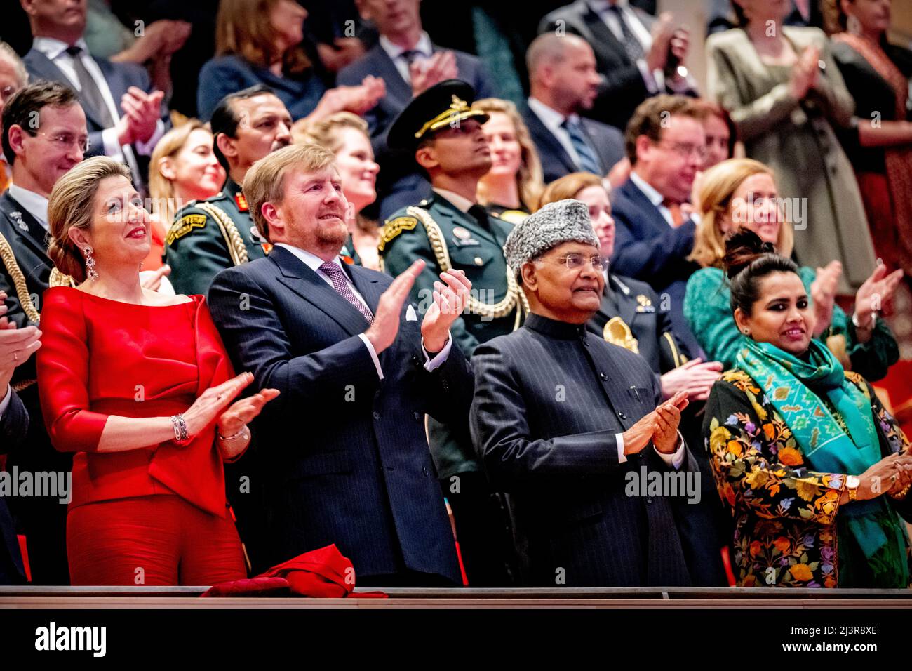 Face Christmas Concert 2022 Amsterdam, Niederlande. 06Th Apr, 2022. King Willem-Alexander And Queen  Maxima Of The Netherlands Attends A Concert Offered By The Indian President  At The Second Day Of His State Visit To The Netherlands,