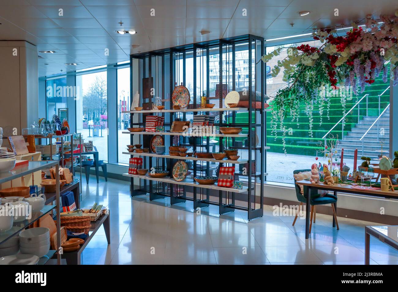 Inside John Lewis, Liverpool, Easter Window Display Stock Photo Alamy