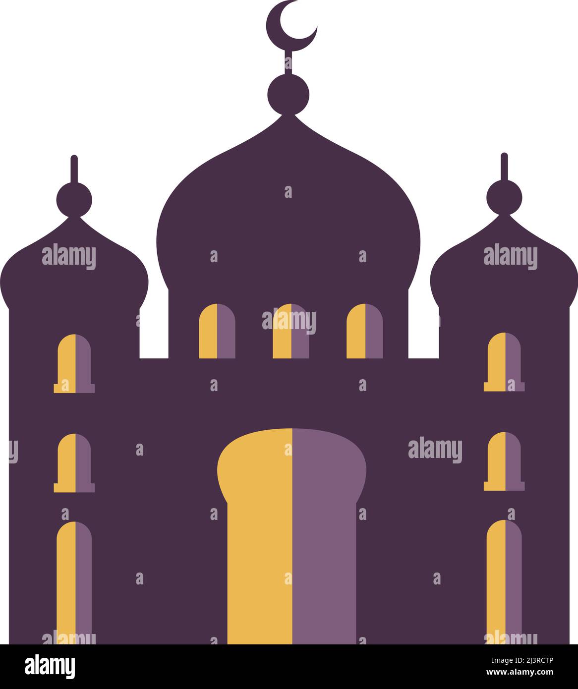 mosque temple purple facade icon Stock Vector Image & Art - Alamy