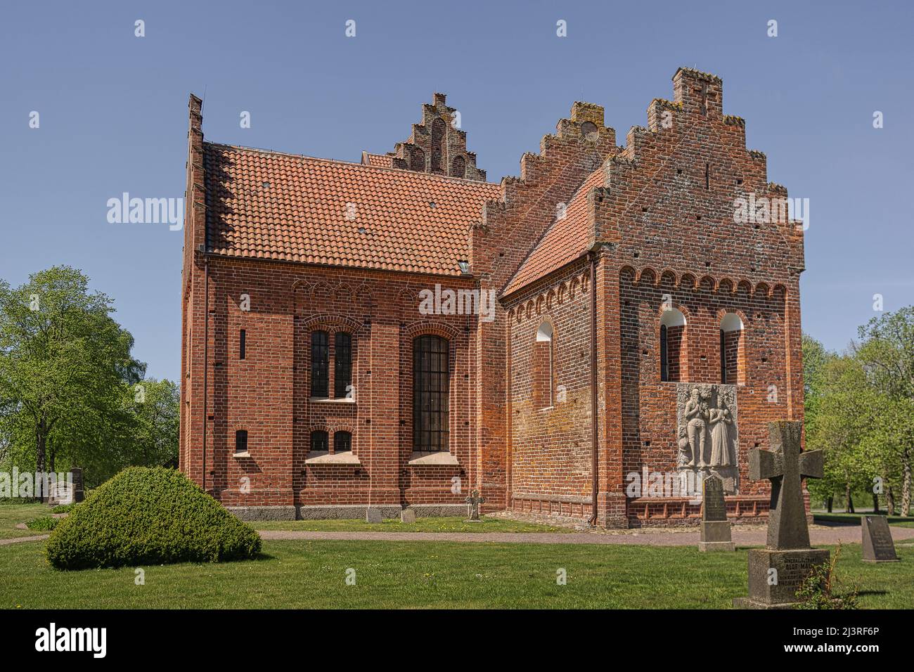 Gumlosa church is the oldest brick building in Sweden, Gumlösa, May 9