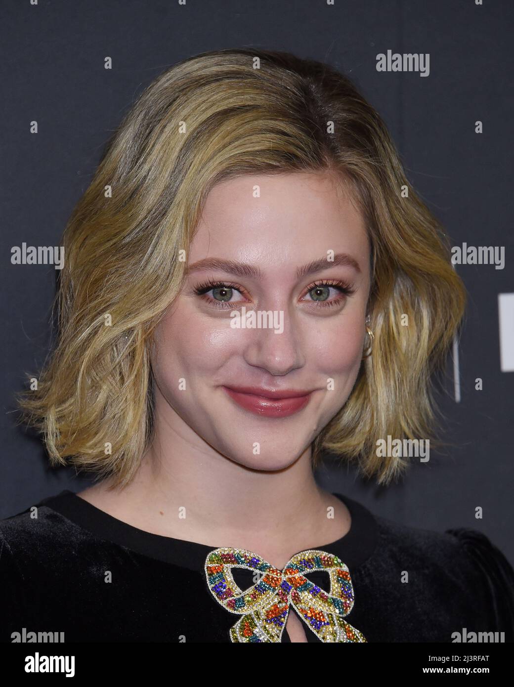 Lili Reinhart at the 39th Annual PaleyFest - ‘Riverdale’ held at the Dolby Theatre on April 9, 2022 in Hollywood, CA. © Janet Gough / AFF-USA.COM Stock Photo