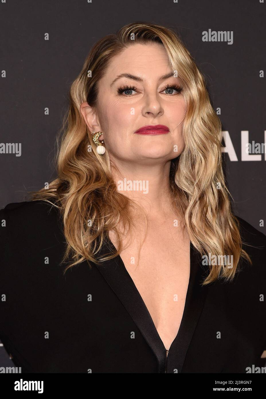 Madchen Amick walking on the red carpet at PaleyFest LA 2022