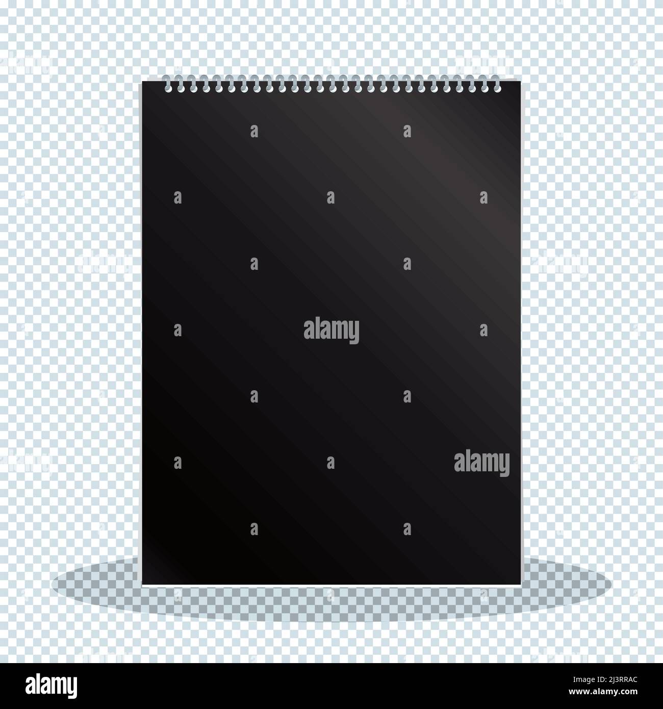 black notebook supply mockup icon Stock Vector Image & Art - Alamy