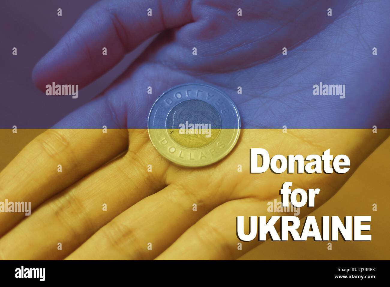Donate for ukraine Stock Photo Alamy
