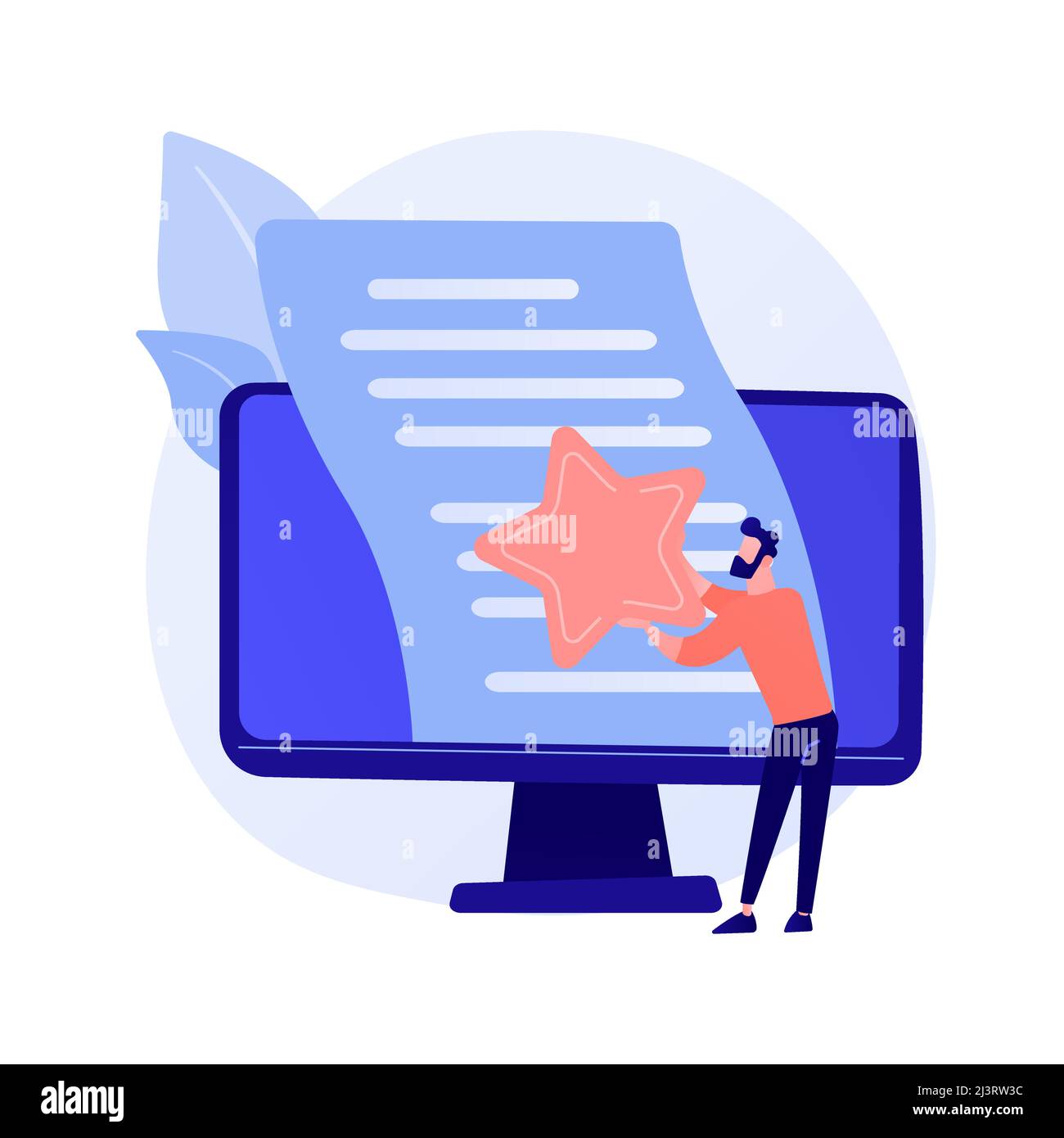 Article evaluation, editing. Internet blogging, content management, search engine optimization. SEO marketing, copywriting idea design element. Vector Stock Vector