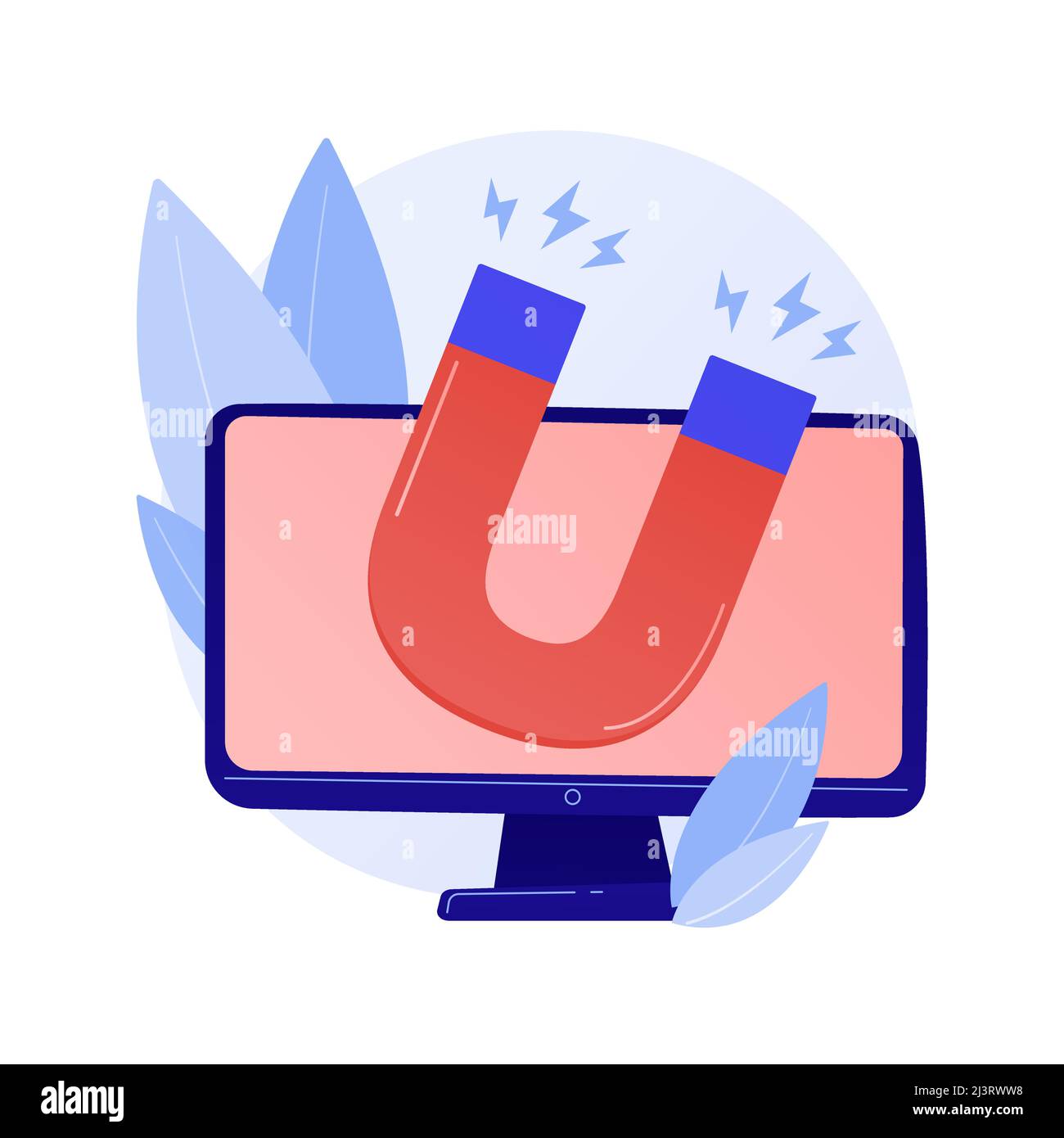 Customer attraction marketing strategy. Digital targeted, advertisement