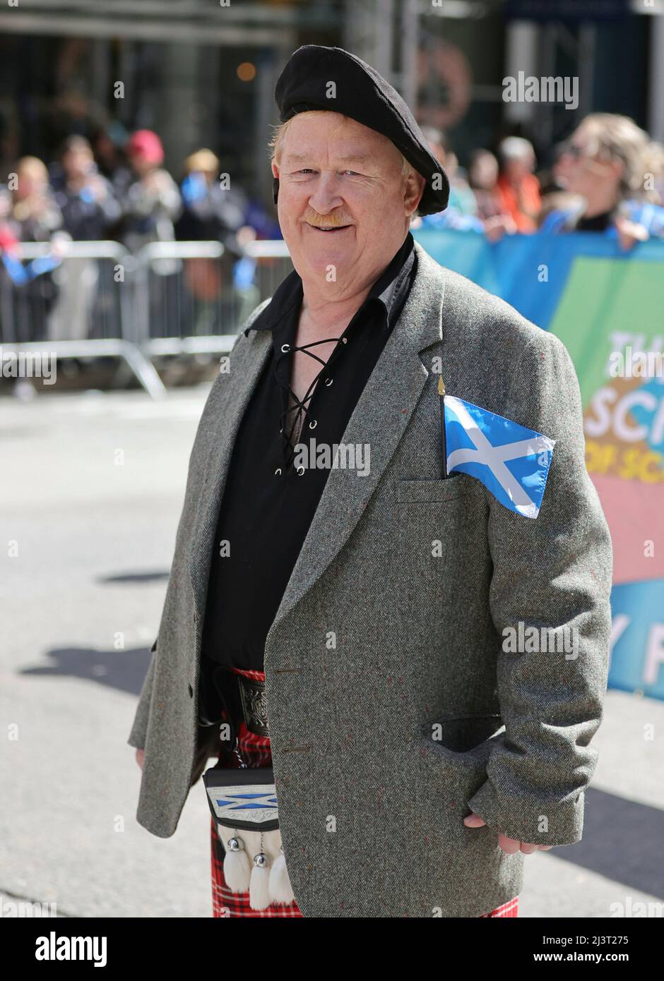 Sixth Avenue, New York, USA, April 09, 2022 Thousands of People