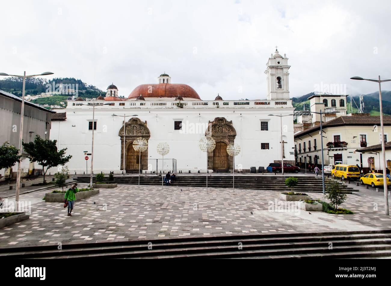 Plaza Santa Clara in Municipio del Distrito Metropolitano de Quito Stock Photo