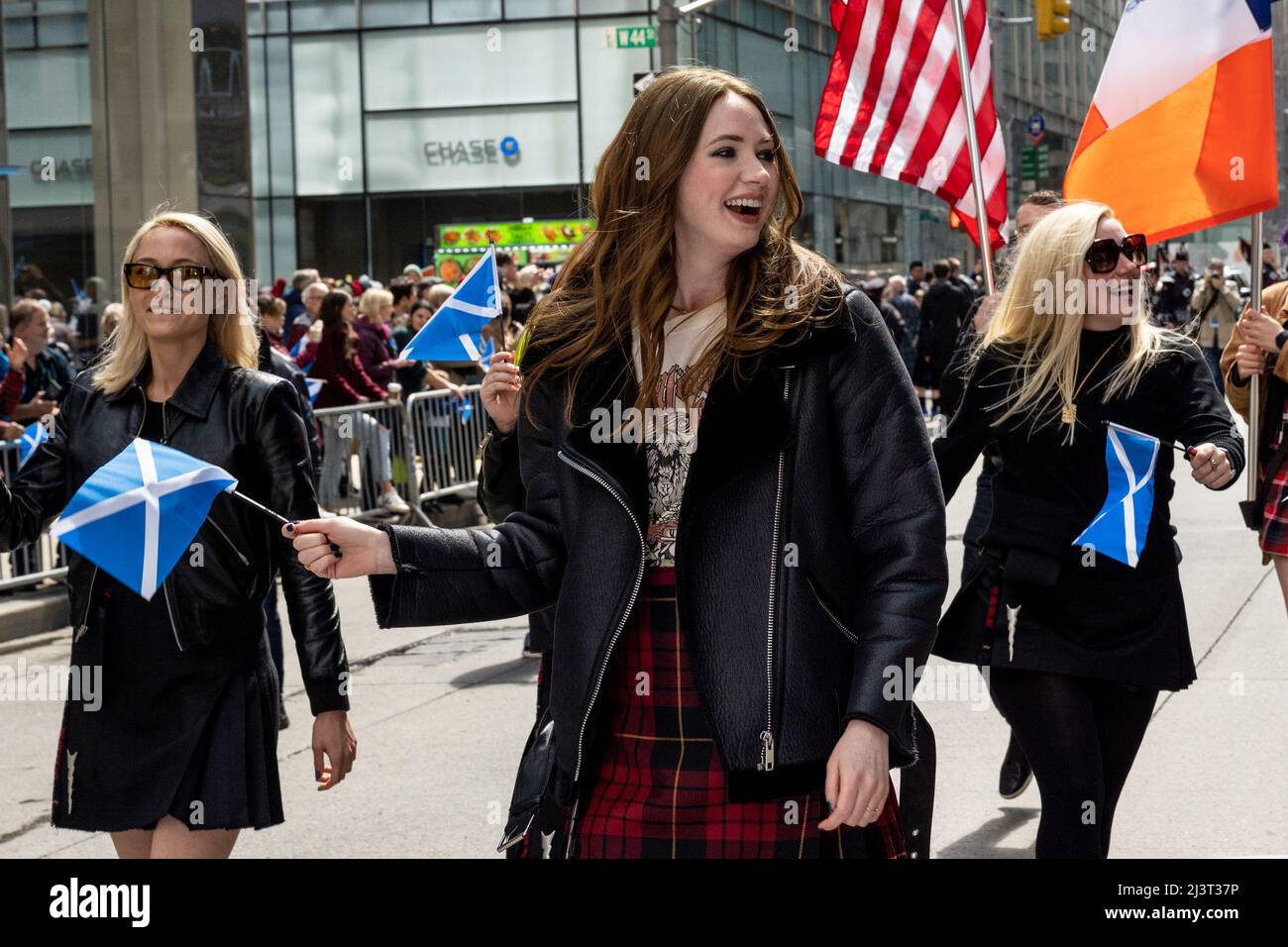 Scottish actress and Avenger Star Karen Gillan leads the Tartan Day