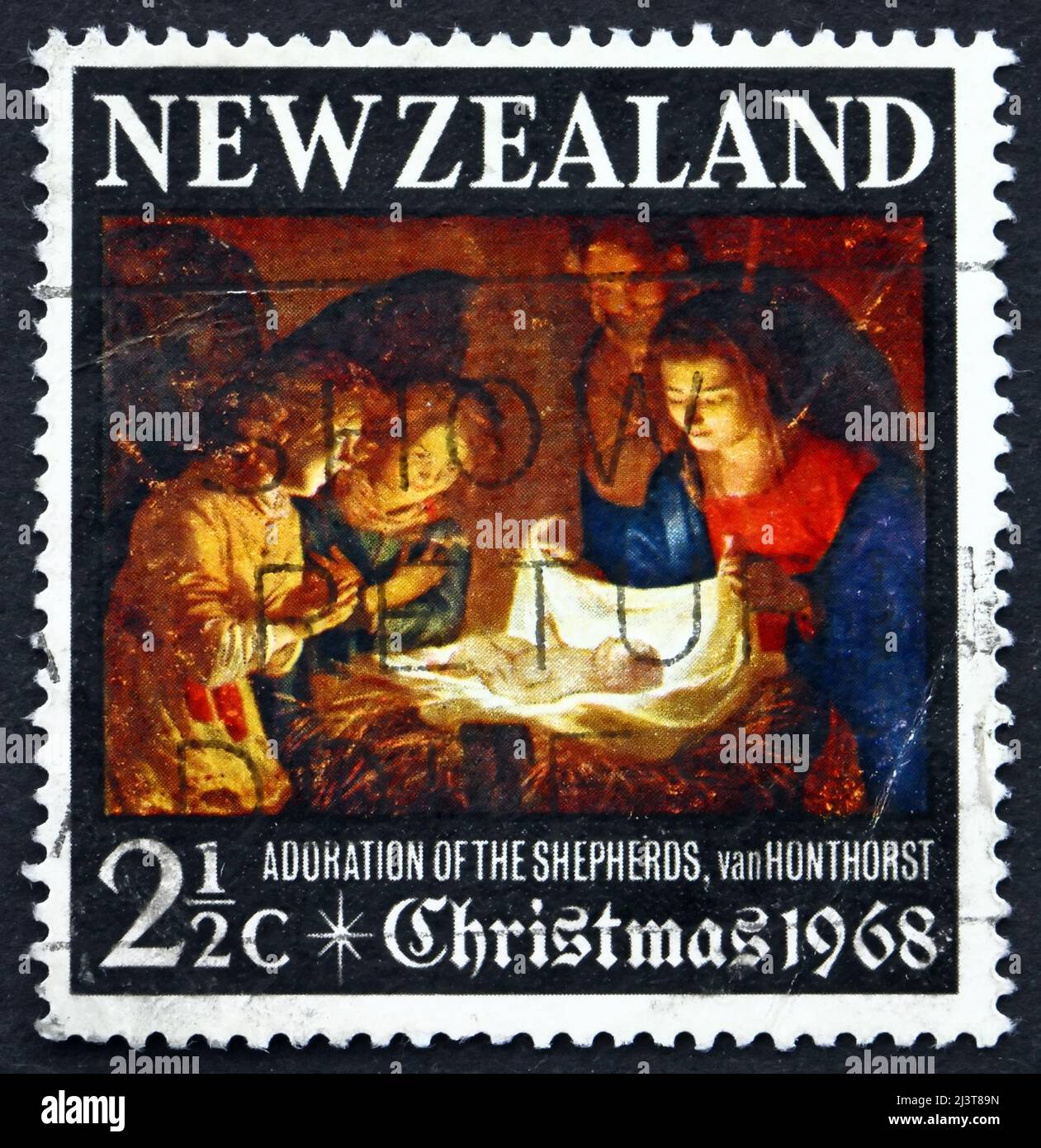NEW ZEALAND - CIRCA 1968: a stamp printed in the New Zealand shows ...