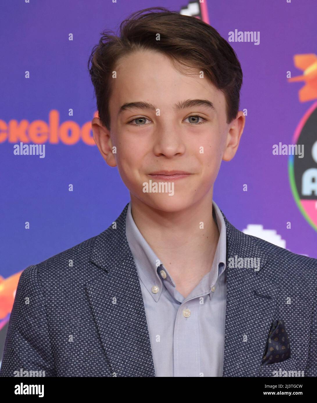 Wolfgang Schaeffer arrives at the 2022 Nickelodeon Kid's Choice Awards