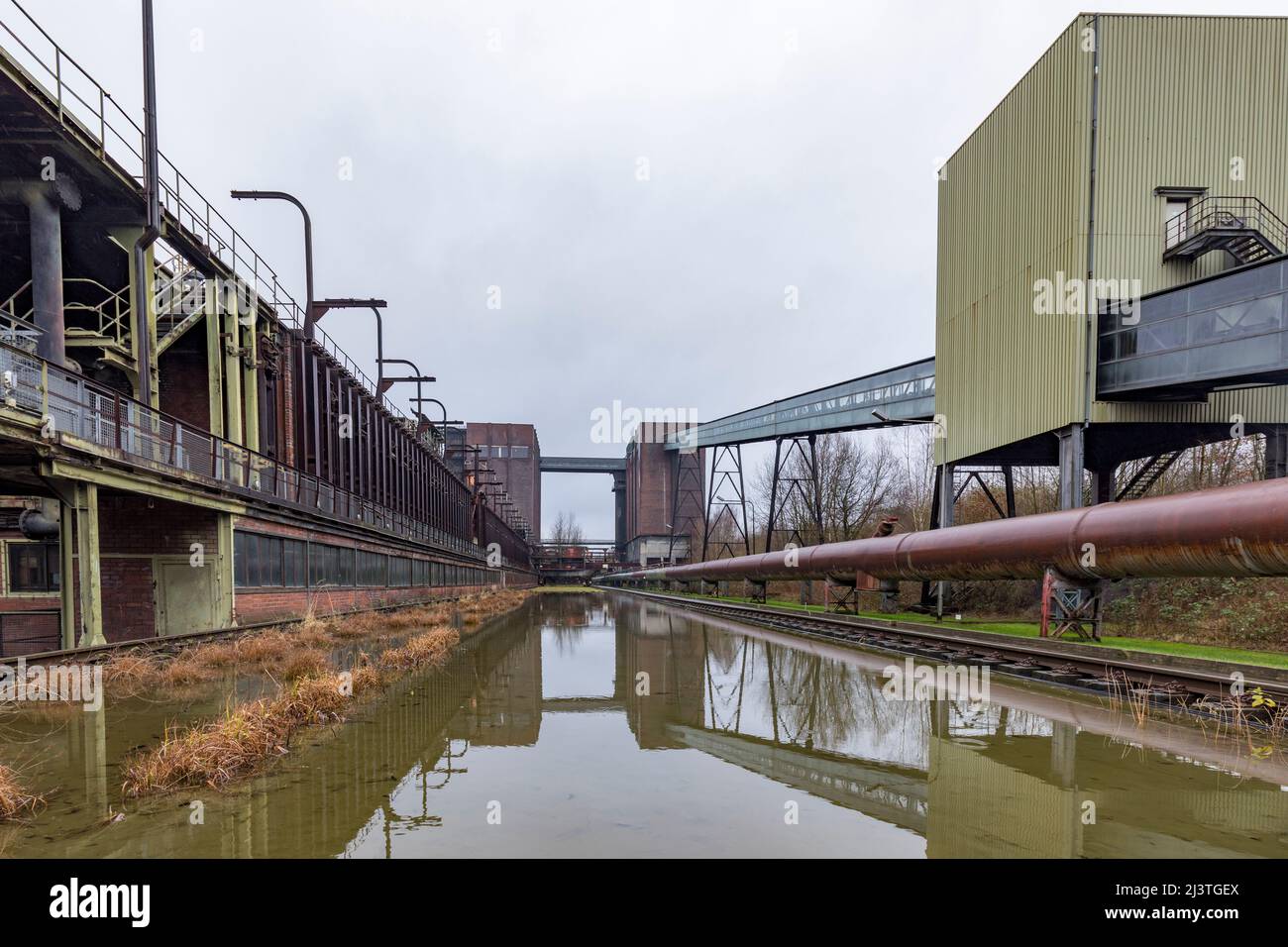 the Hansa coking plant in Dortmund, Germany, today a museum, industrial monument in Germany Stock Photo