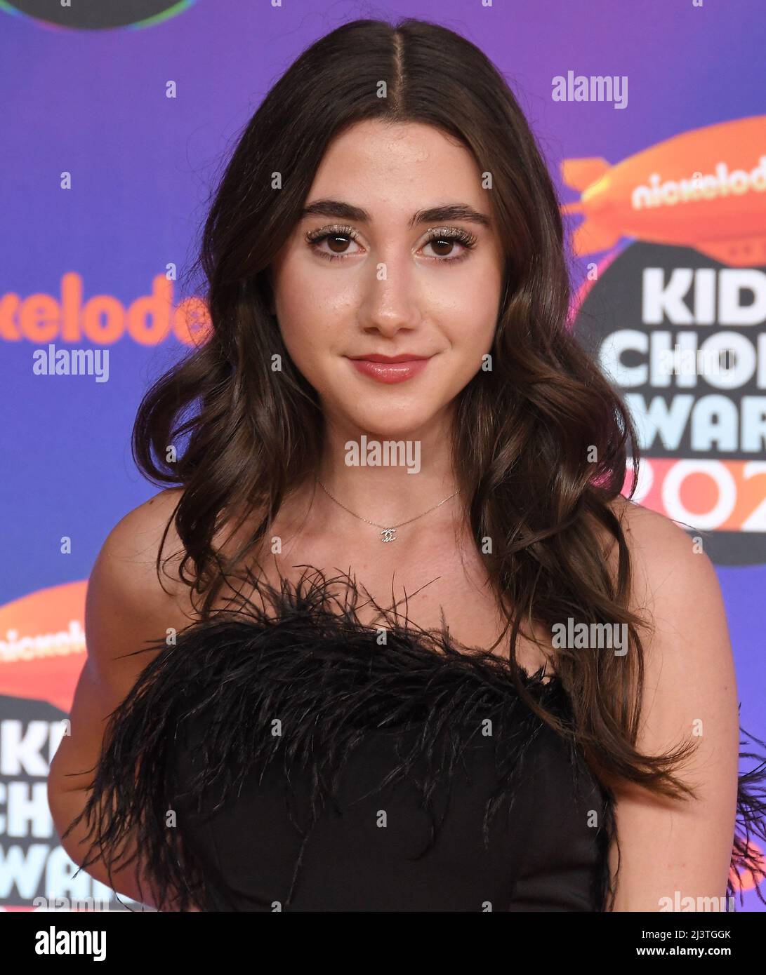 Los Angeles, USA. 09th Apr, 2022. Mikeala Astel arrives at the 2022