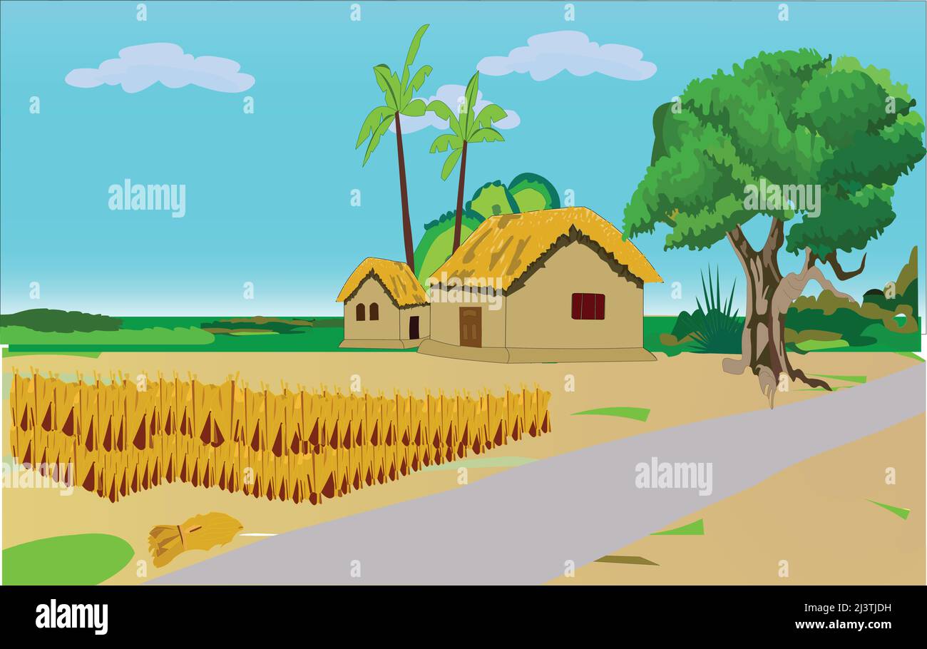 Village House, Cottage among trees Cartoon vector illustration Stock Vector Image & Art - Alamy Village House, Cottage among trees Cartoon vector illustration Stock Vector Image & Art - Alamy