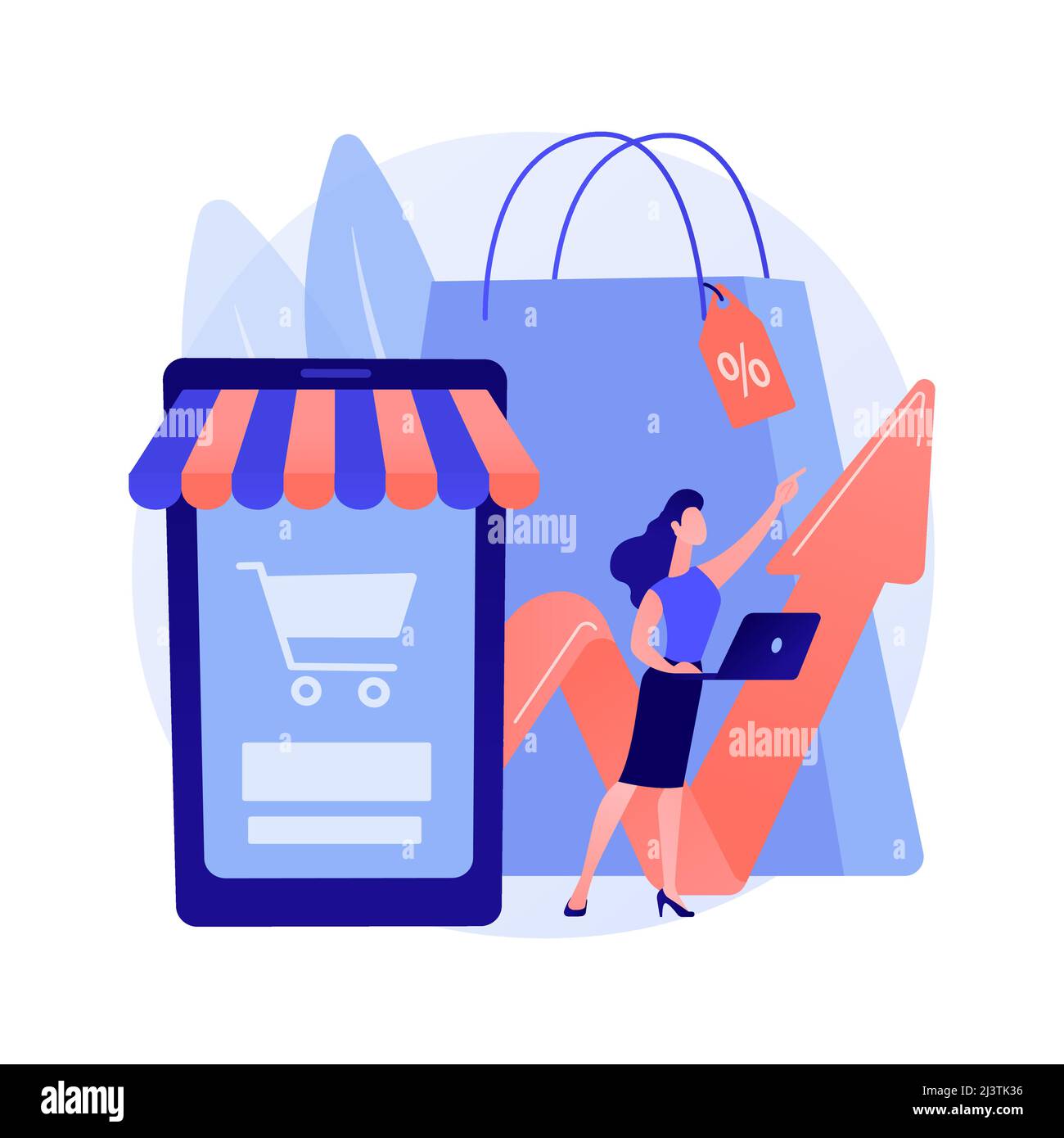 Consumer demand abstract concept vector illustration. Customer decision, buy product or service, consumer satisfaction, retail marketing, market price Stock Vector