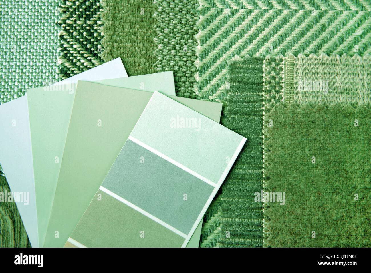 close up of the upholstery fabric texture and color choice for interior