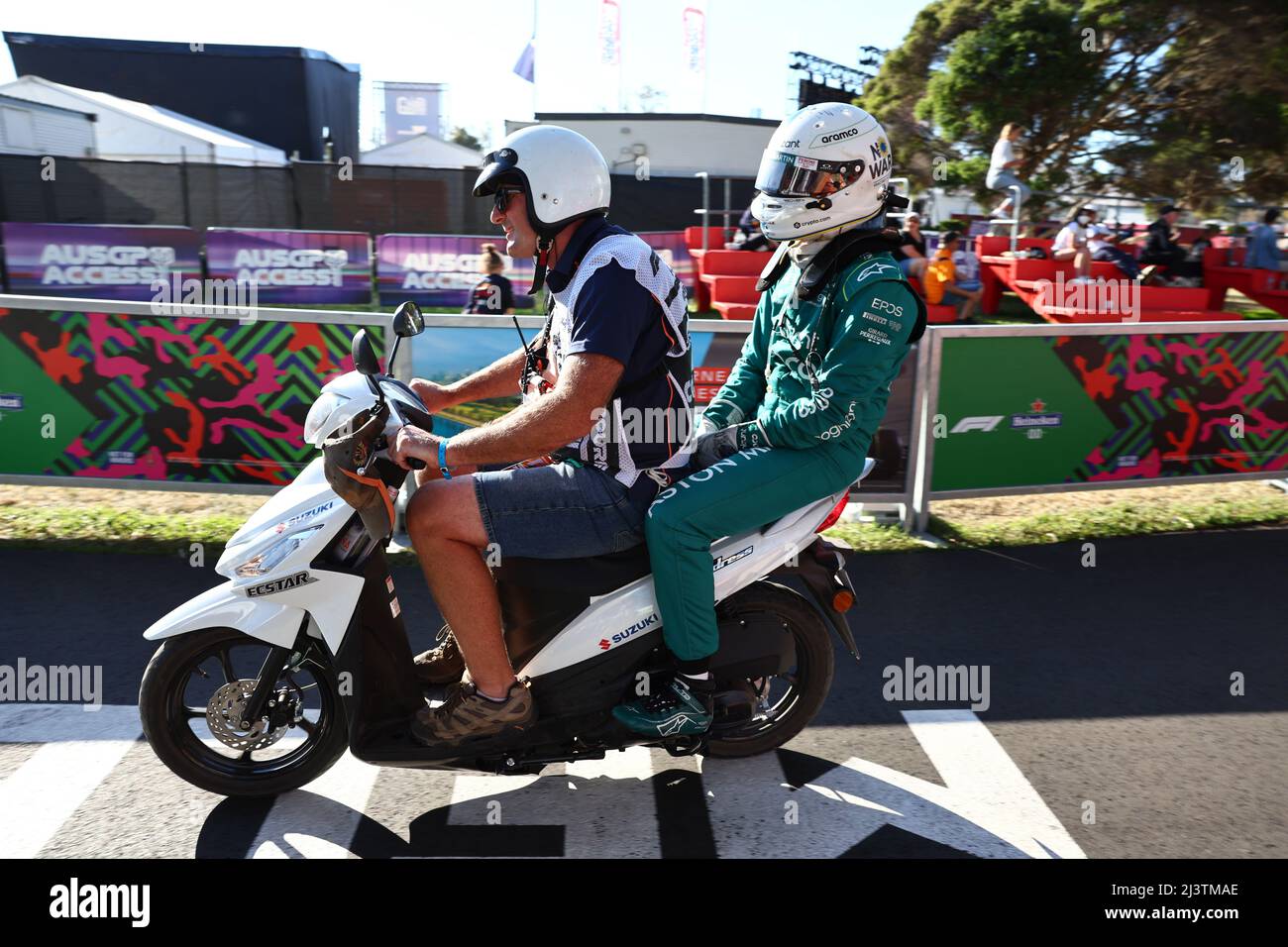 Sebastian vettel scooter hi-res stock photography and images - Alamy