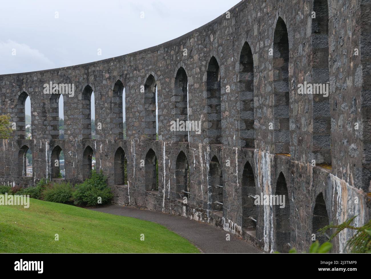 McCaig's Tower - a folly in Oban, Scotland Stock Photo