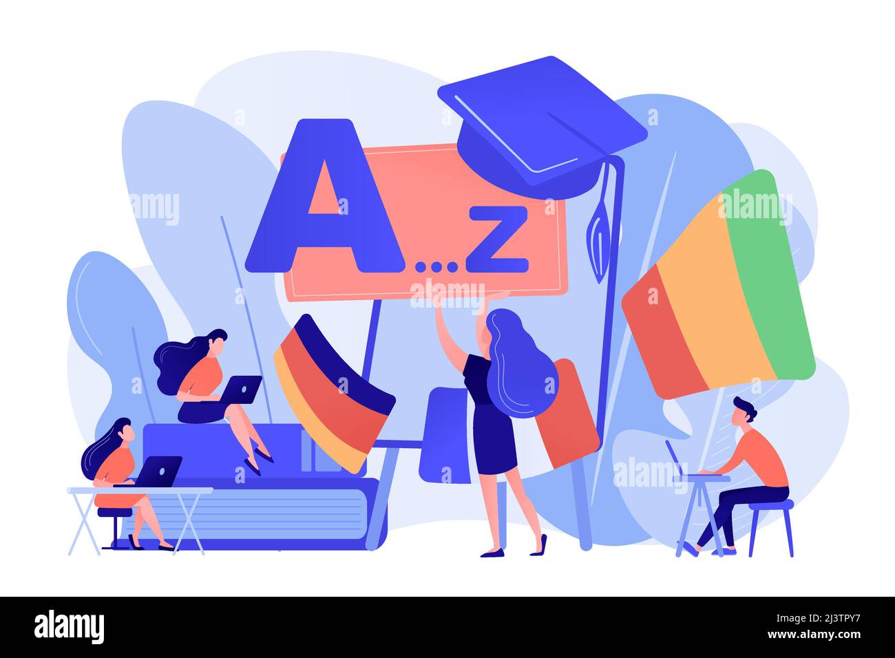 Dynamic education class Stock Vector Images - Alamy