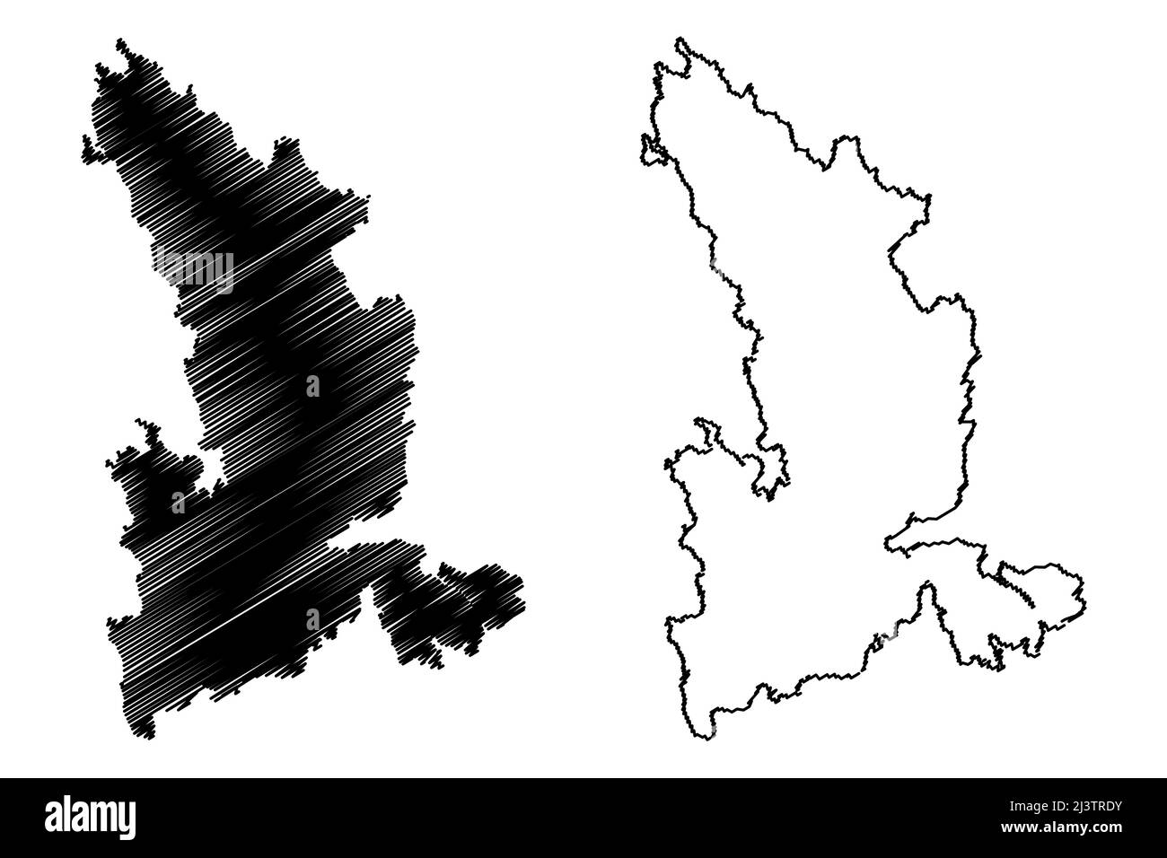 Sarvisalo island (Republic of Finland) map vector illustration, scribble sketch Sarvisalo map Stock Vector