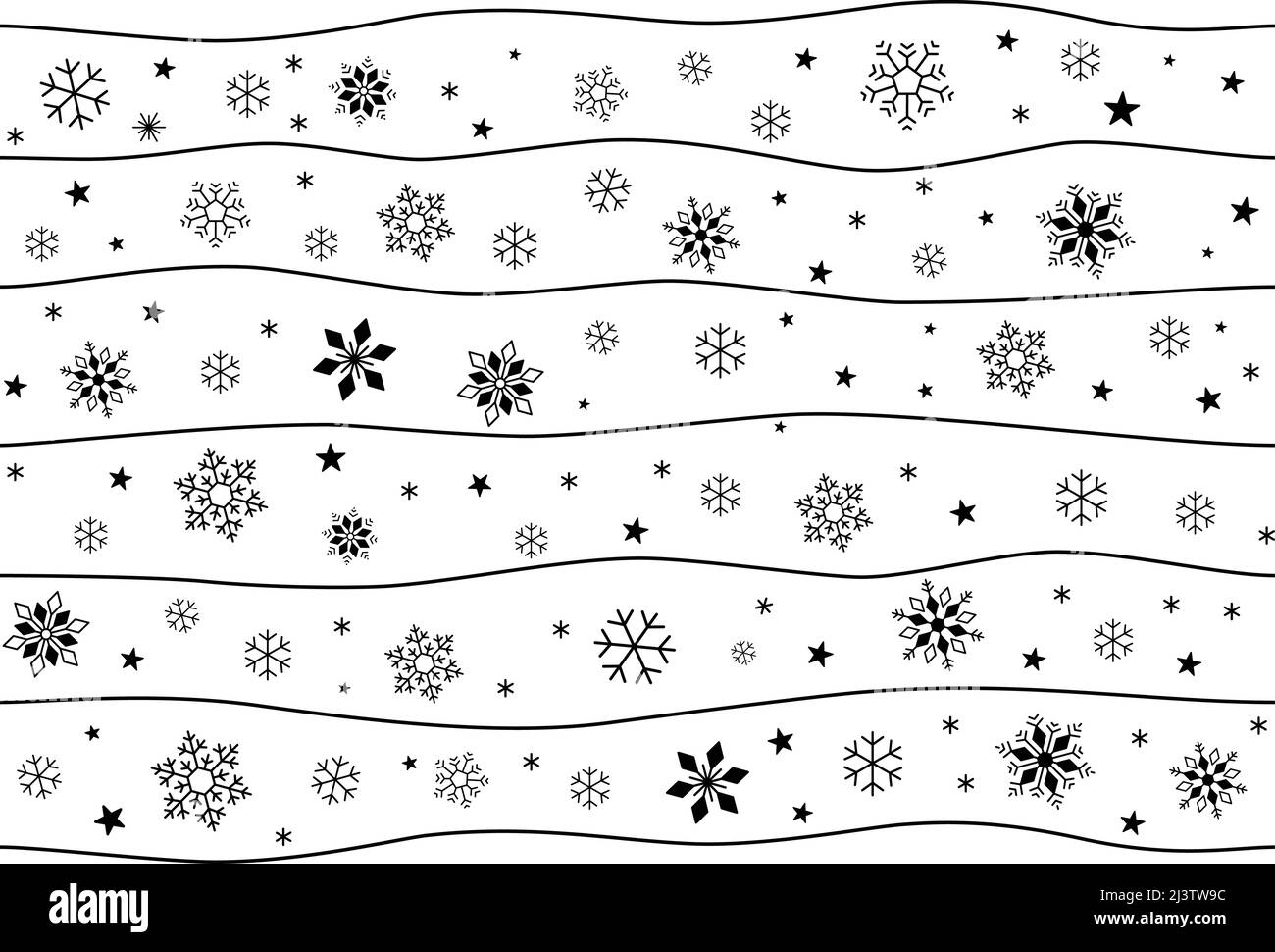 Seamless pattern of snowflake Stock Vector Image & Art - Alamy