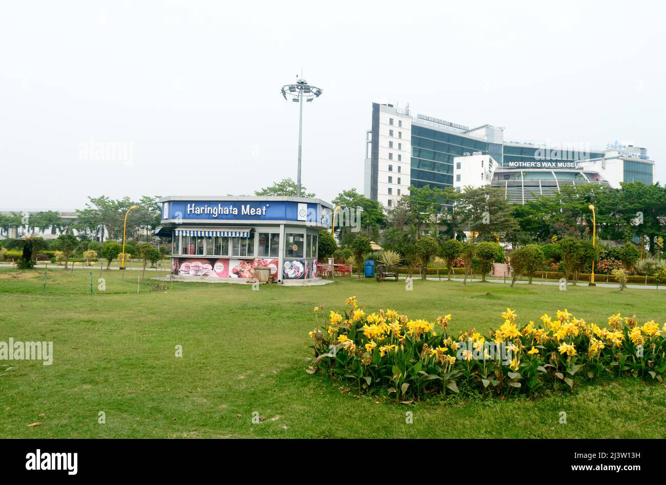 Haringhata meat shop food stall inside Eco tourism park Kolkata India