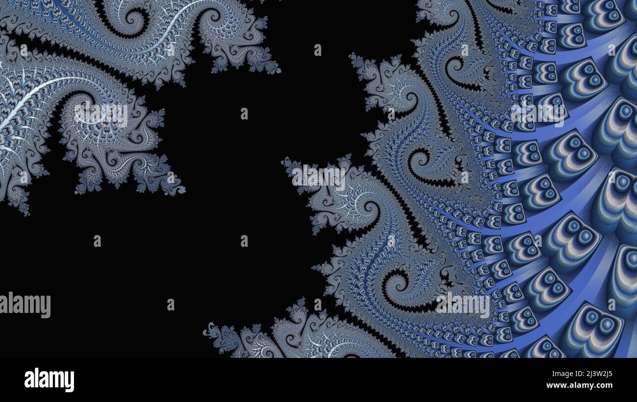 Fractal Pattern Object Example Abstract Computer generated Fractal design. A fractal is a never-ending ...