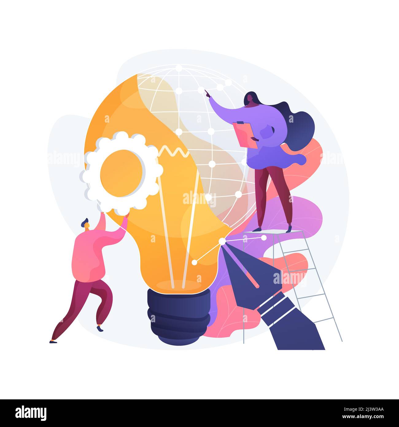 Industrial design abstract concept vector illustration. Product