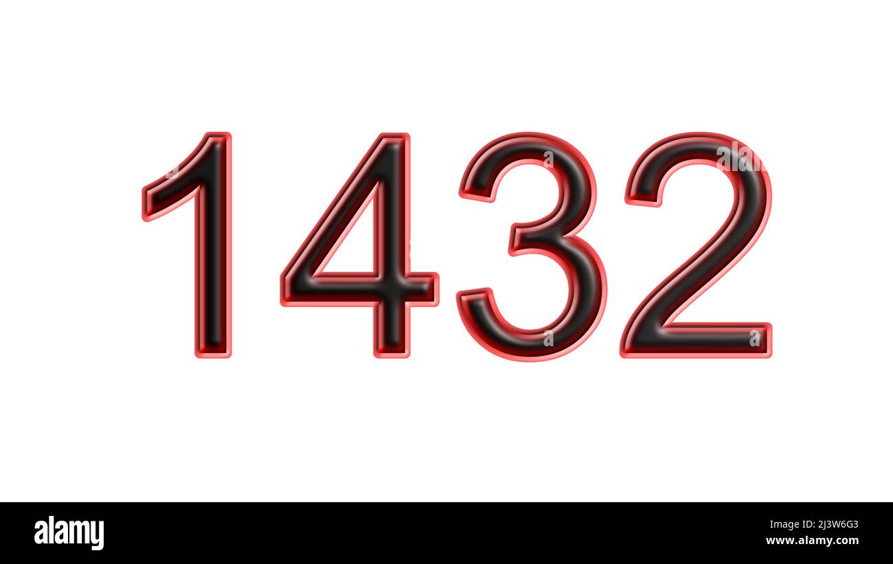 Number 1432 Cut Out Stock Images & Pictures - Alamy
