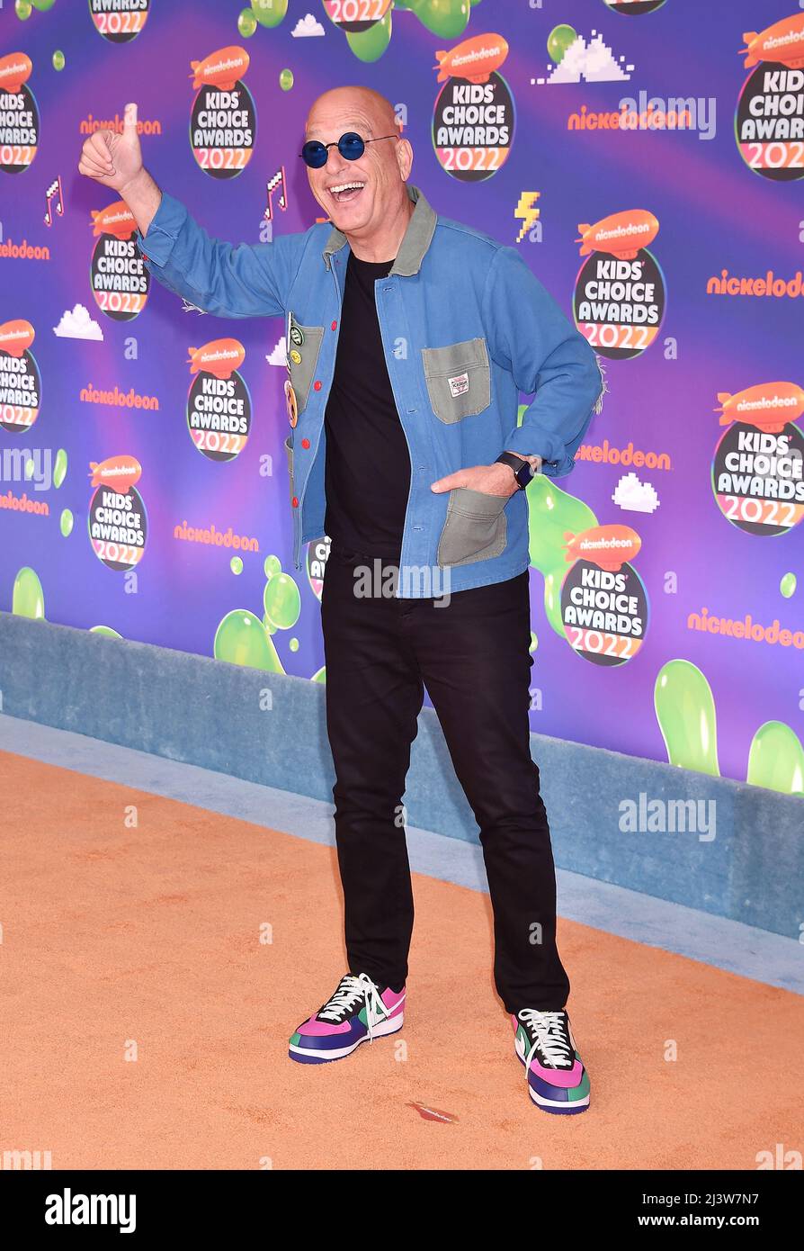 SANTA MONICA, CA - APRIL 09: Howie Mandel attends the 2022 Nickelodeon Kid's Choice Awards at Barker Hangar on April 09, 2022 in Santa Monica, Califor Stock Photo