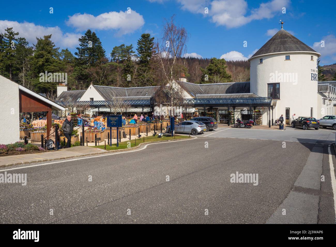 20.03.2022 Bruar, Perthshire, Scotland, UK.  The House of Bruar operates a clothing and accessories store. offers knitwear, jackets, coats, shirts, tr Stock Photo