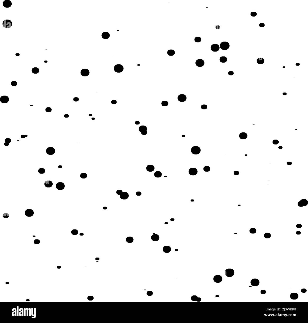 Random dots, circles pattern. Polka dots, pointillist, stippling ...