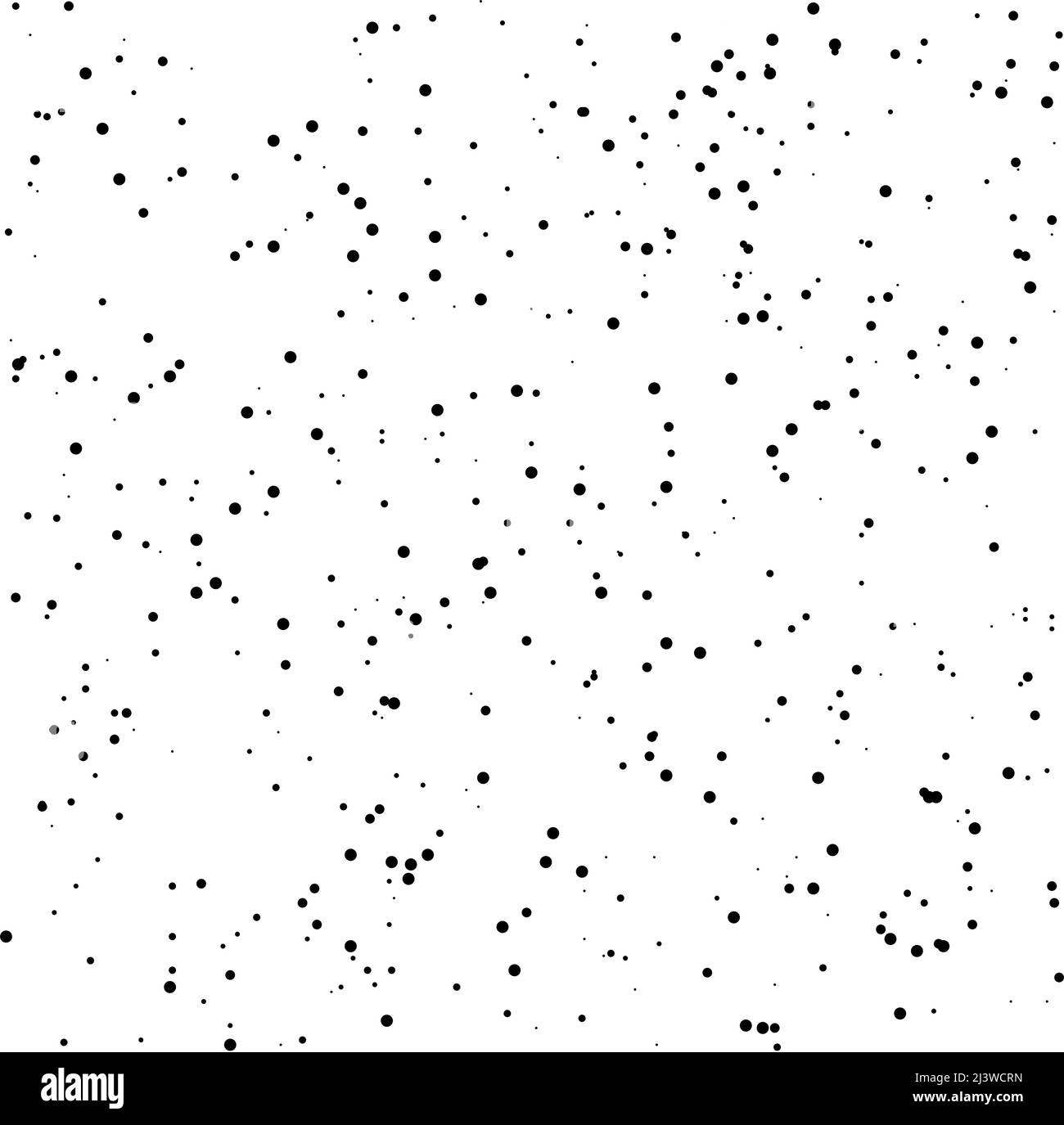 Random dots, circles pattern. Polka dots, pointillist, stippling ...