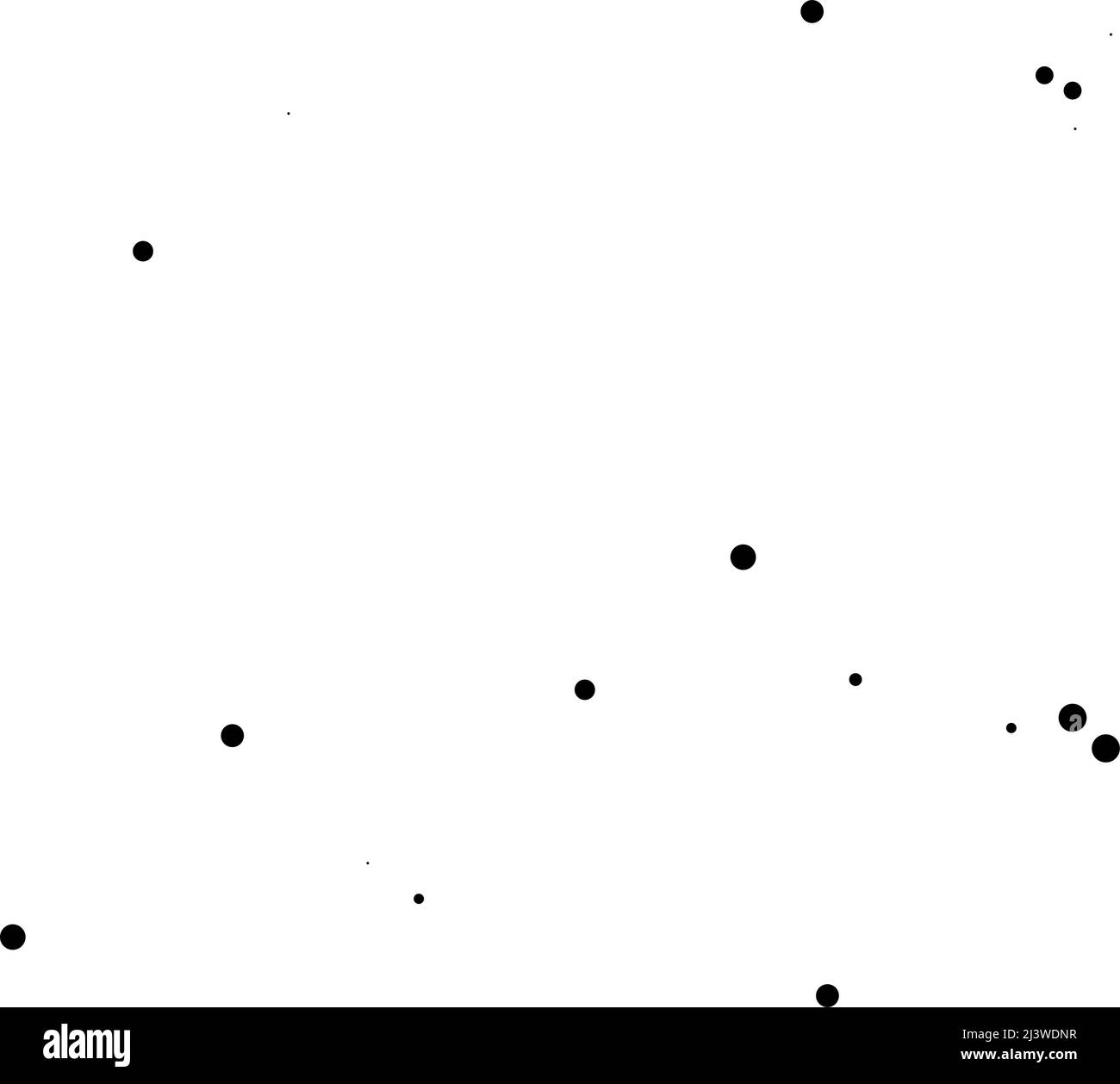 Random dots, circles pattern. Polka dots, pointillist, stippling ...