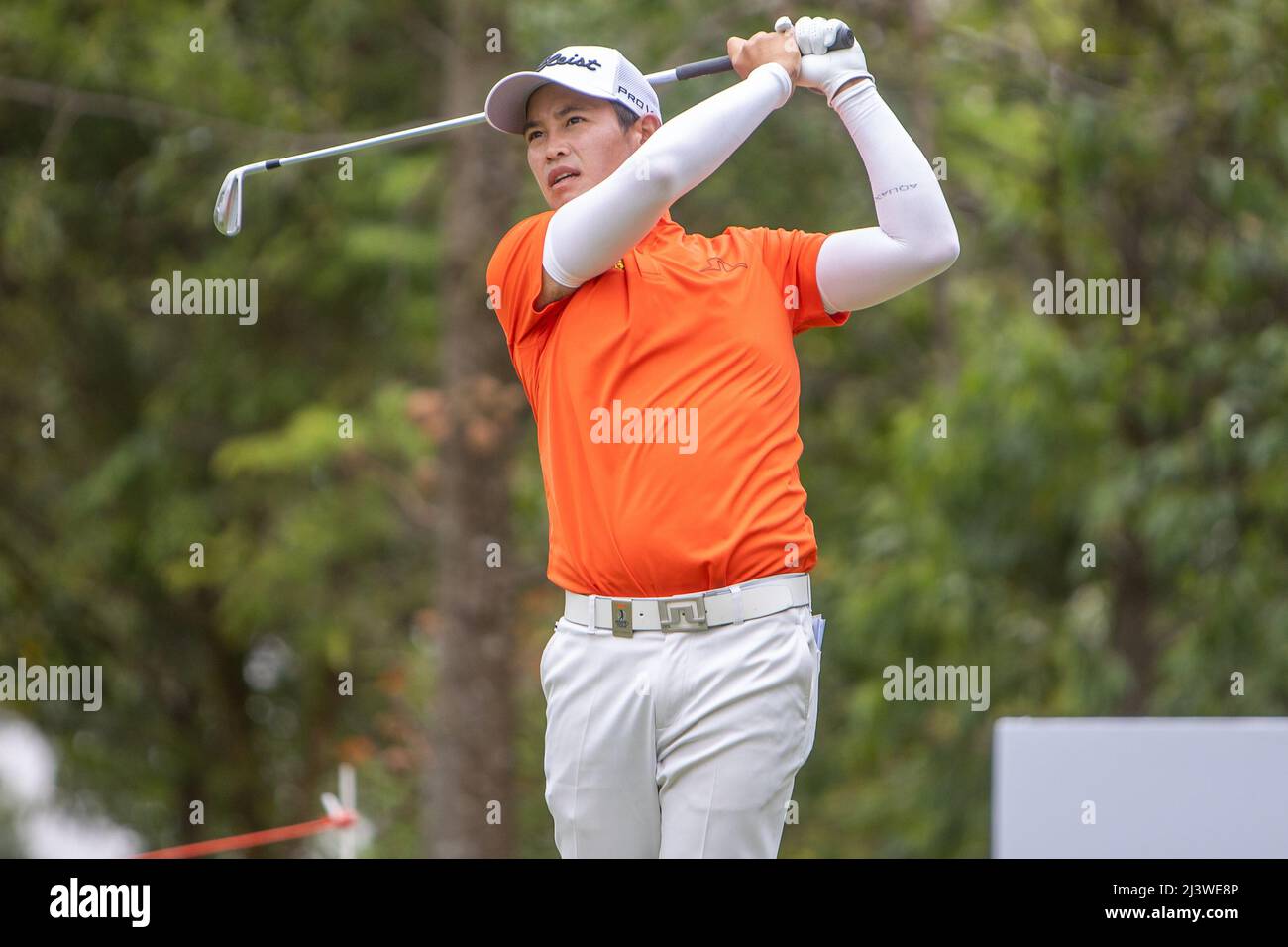 Pattaya Thailand April 10 Rattanon Wannasrichan of Thailand during