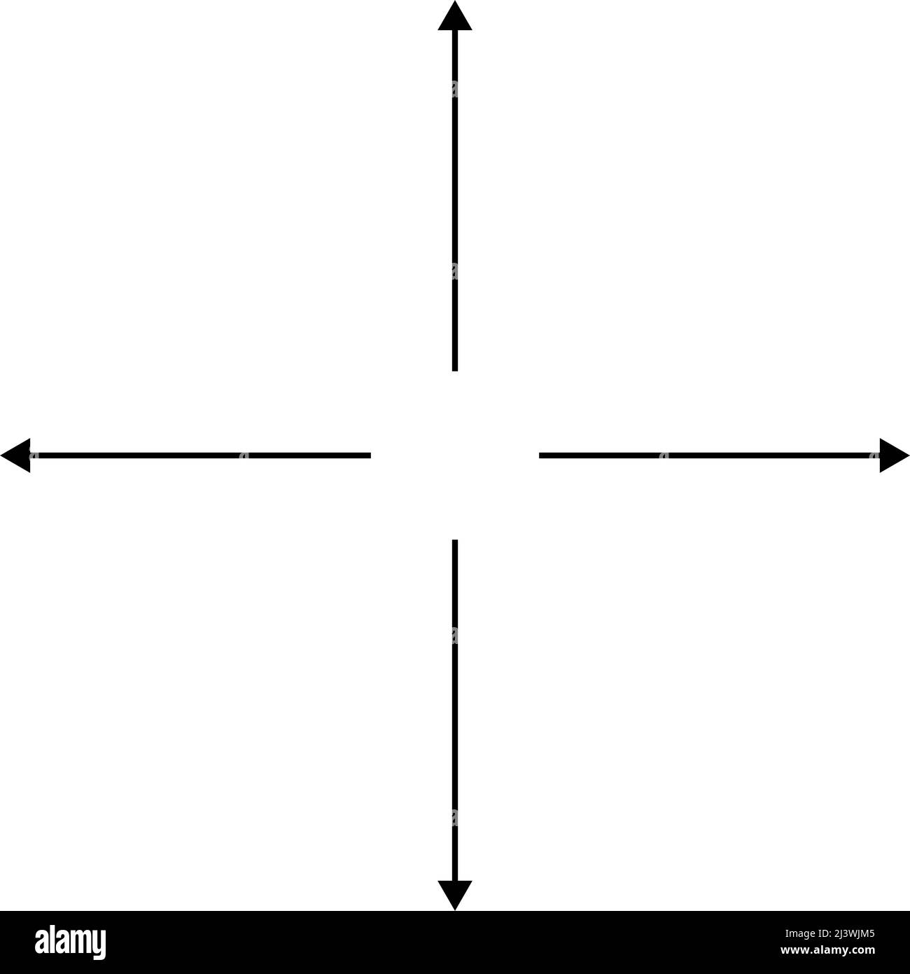 Outspreading, radial, radiating arrows. Diffusion, extension, spread