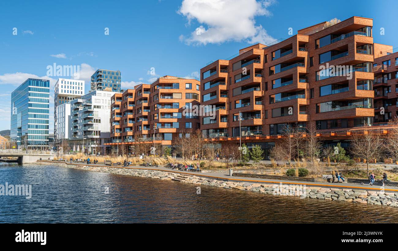 Oslo Norway 04 10 2022 Residential Modern Architecture Buildings At oslo-norway-04-10-2022-residential-modern-architecture-buildings-at