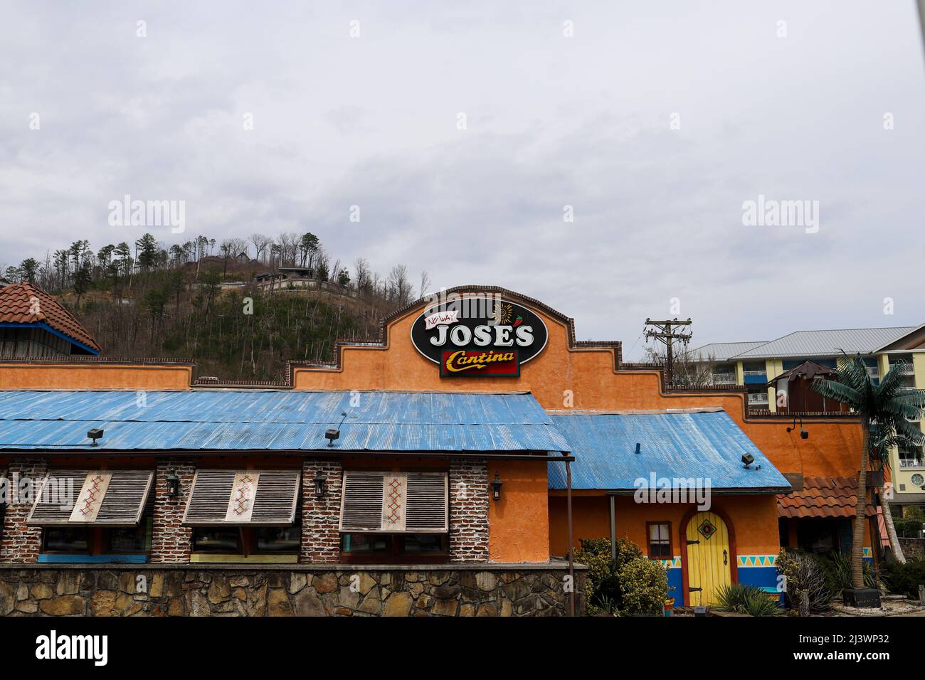 Gatlinburg, Tennessee USA March 15, 2022 The exterior of the