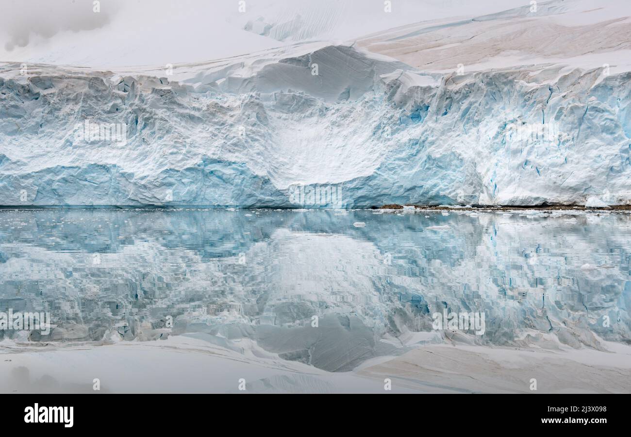 Landscape of ice, snow, glacier's and icebergs of Antarctica Stock Photo