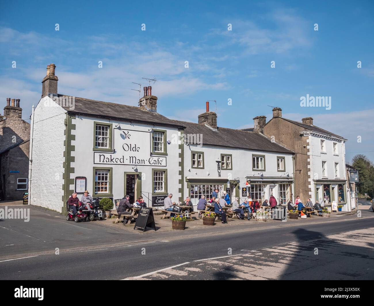 The image is of the market square in the Yorkshire Market town of ...